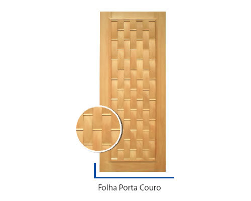 Porta Maciça Couro